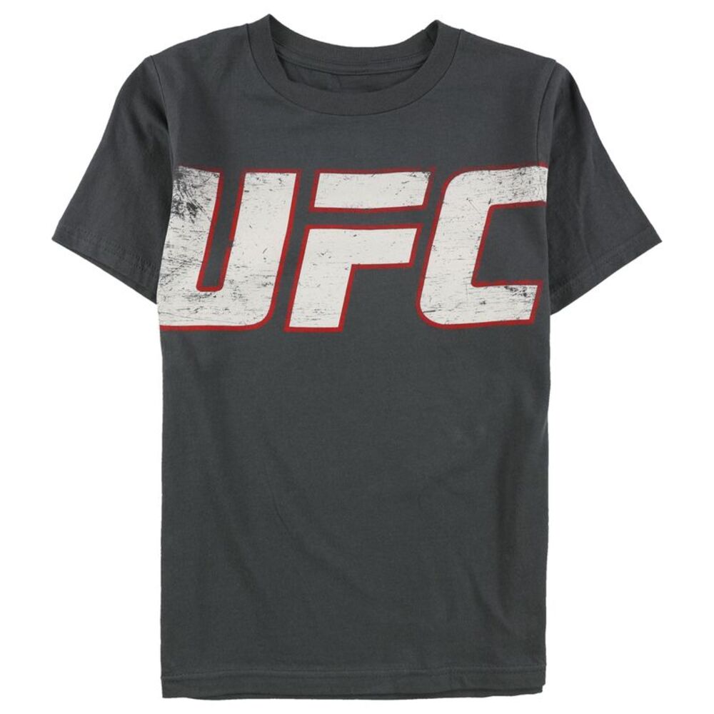 UFC Boys Big Kids Distressed Logo Graphic T-Shirt, NWT
